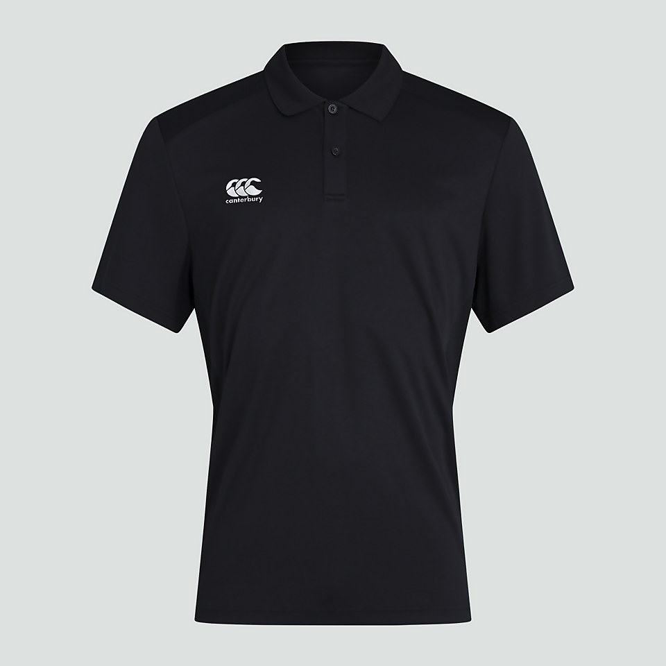 MENS CLUB DRY POLO SHIRT BLACK