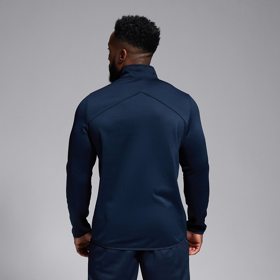 MENS CLUB 1/4 ZIP MID LAYER TRAINING TOP NAVY