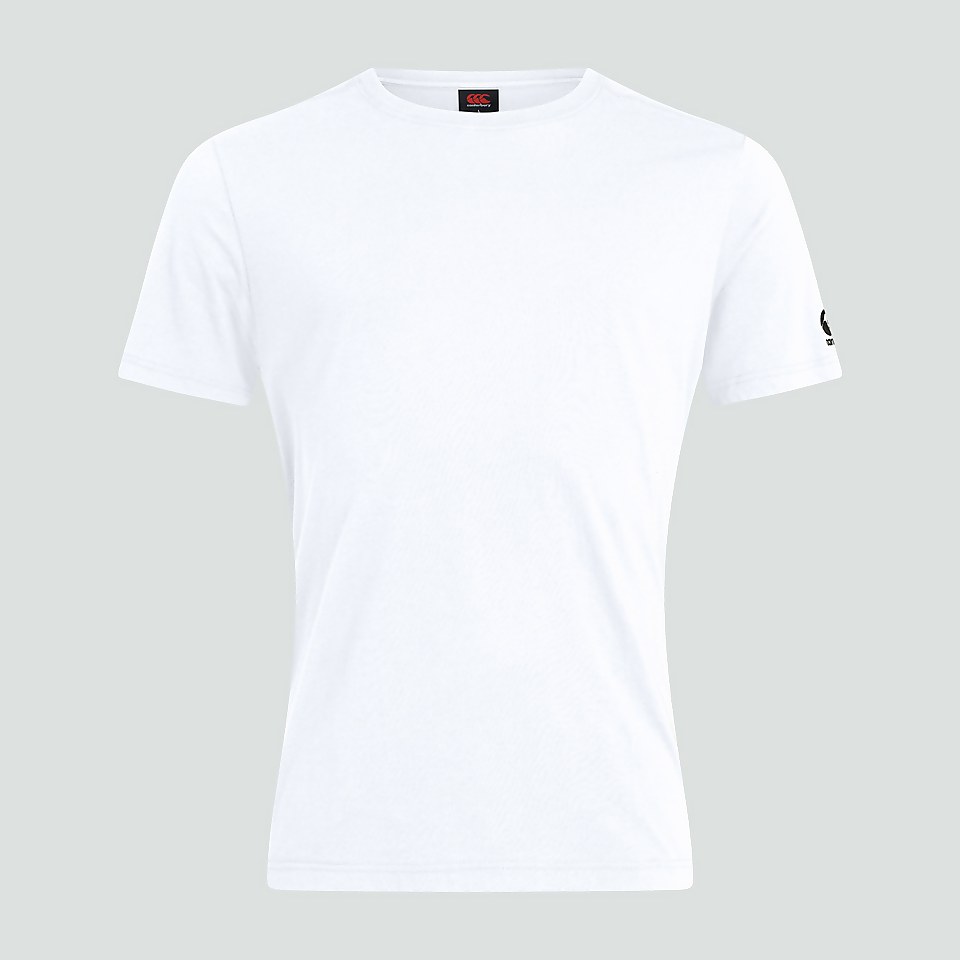 MENS CLUB PLAIN TEE WHITE
