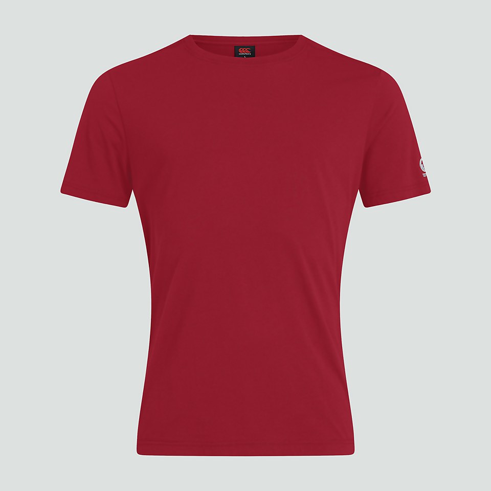 MENS CLUB PLAIN TEE RED