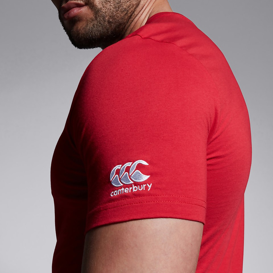 MENS CLUB PLAIN TEE RED