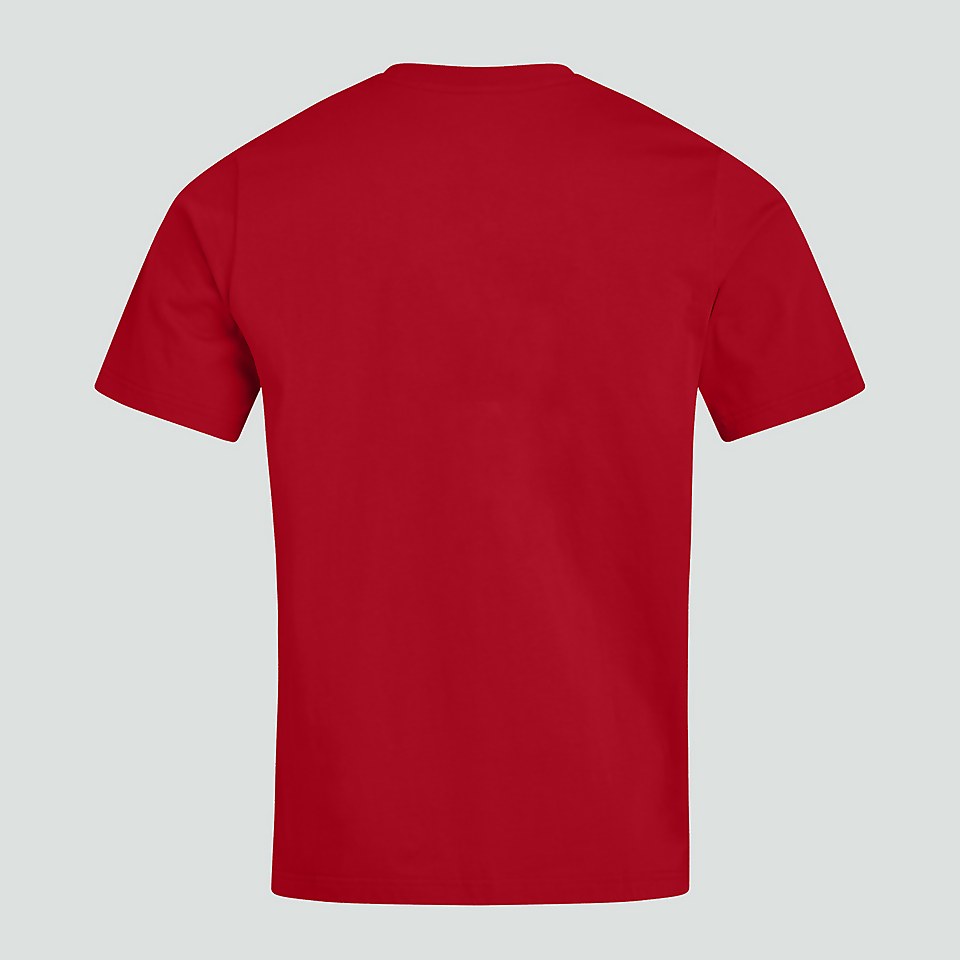 MENS CLUB PLAIN TEE RED