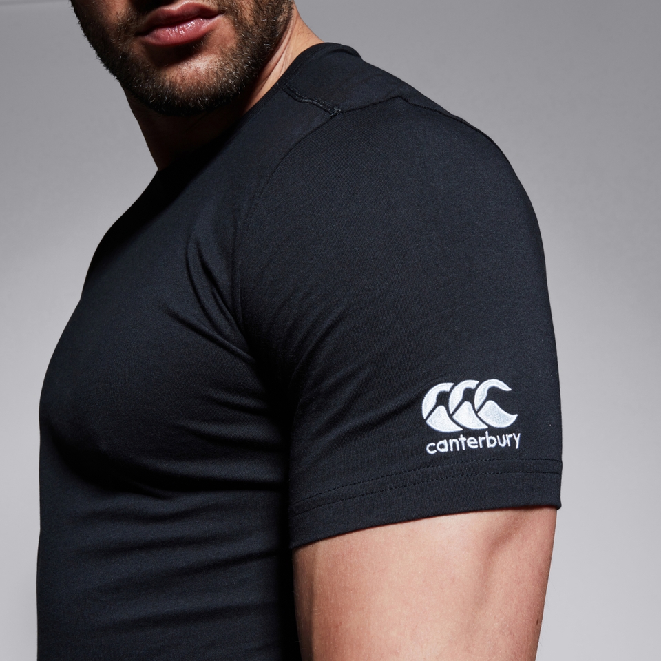 M CLUB PLAIN TEE BLACK