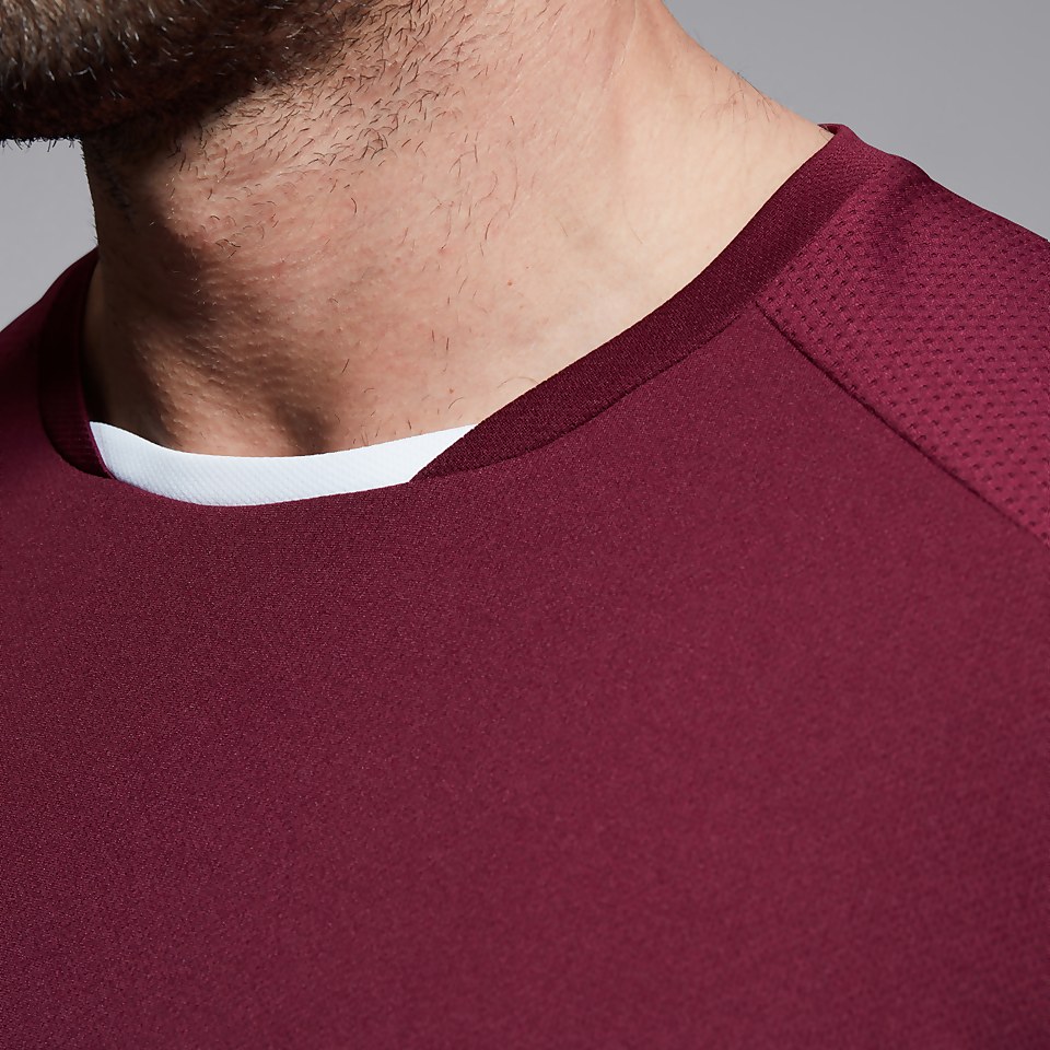 MENS CLUB DRY TEE MAROON