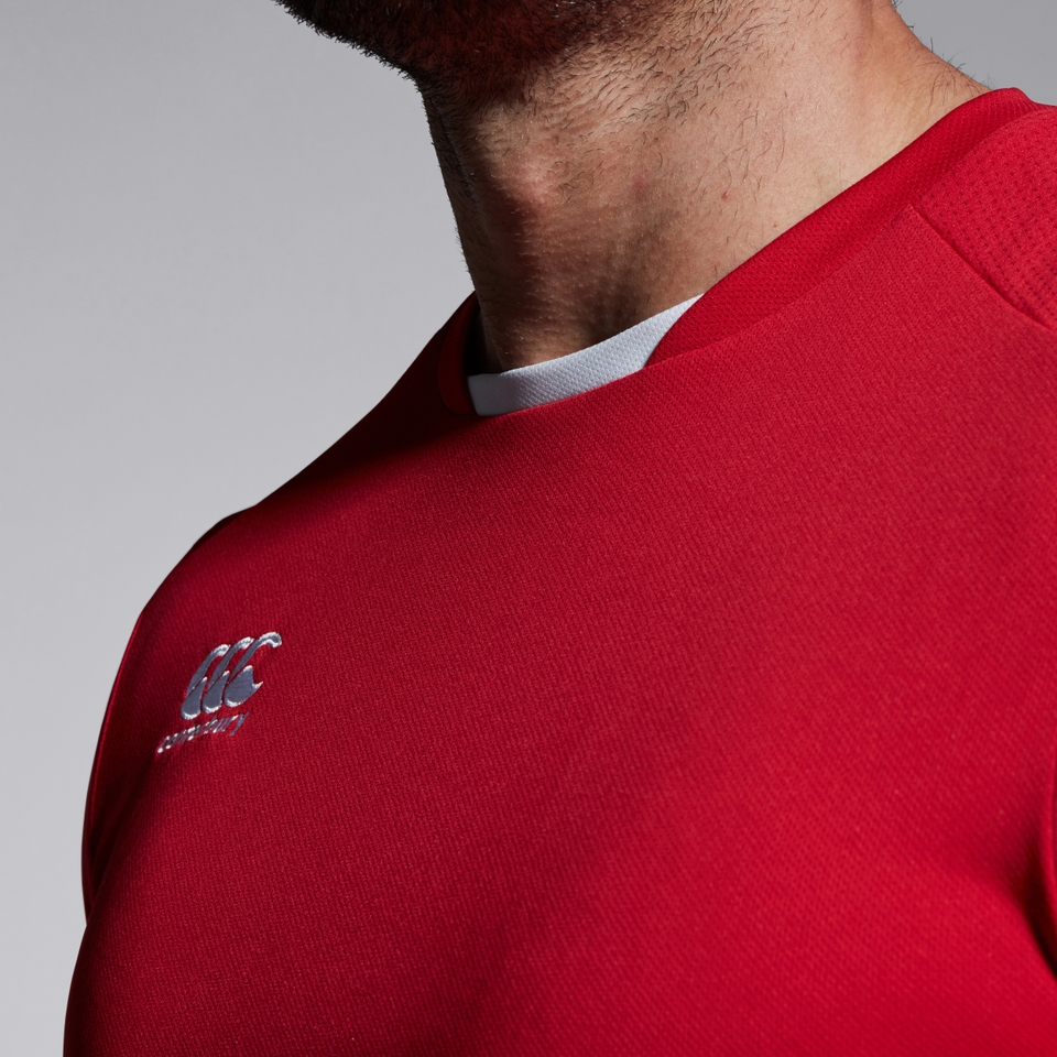 MENS CLUB DRY T-SHIRT IN RED