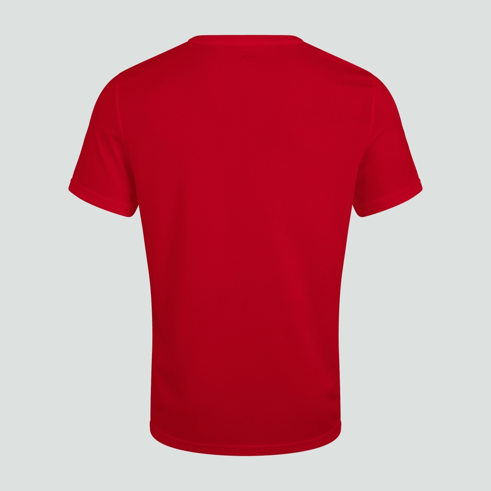 MENS CLUB DRY T-SHIRT IN RED