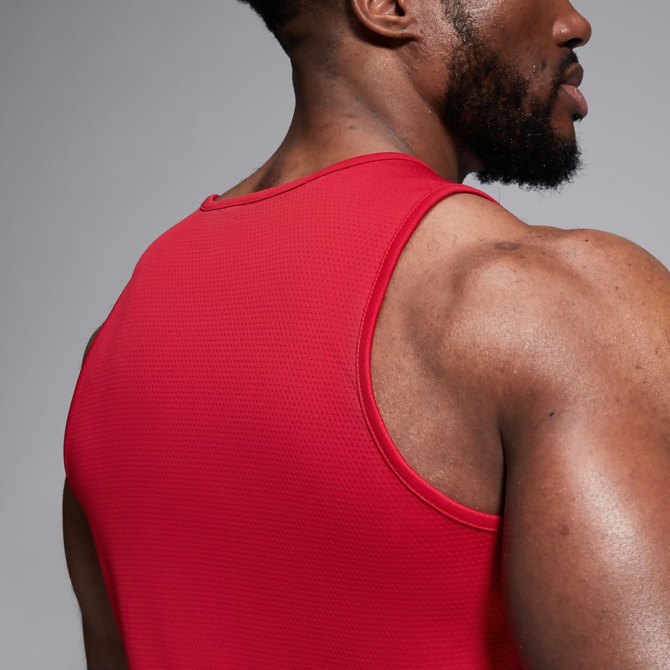 MENS CLUB DRY SINGLET RED