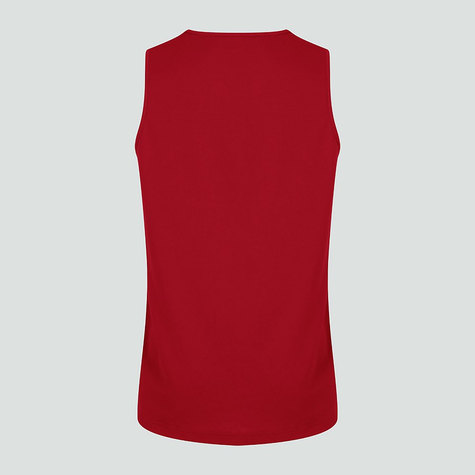 MENS CLUB DRY SINGLET RED