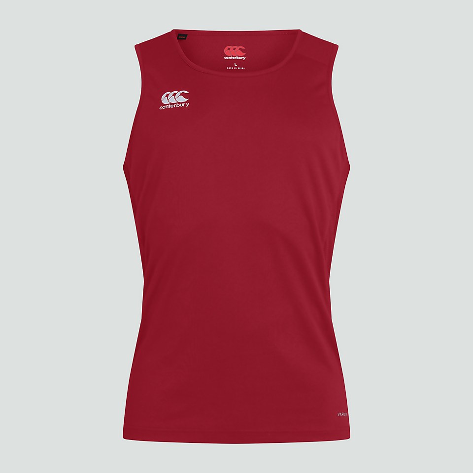 MENS CLUB DRY SINGLET RED