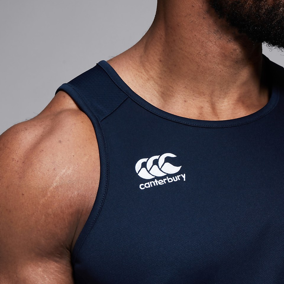 MENS CLUB DRY SINGLET NAVY
