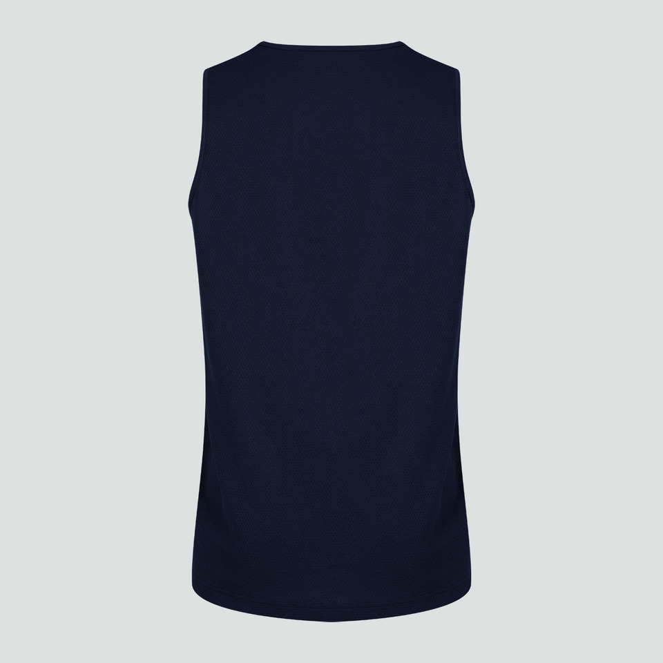 MENS CLUB DRY SINGLET IN NAVY