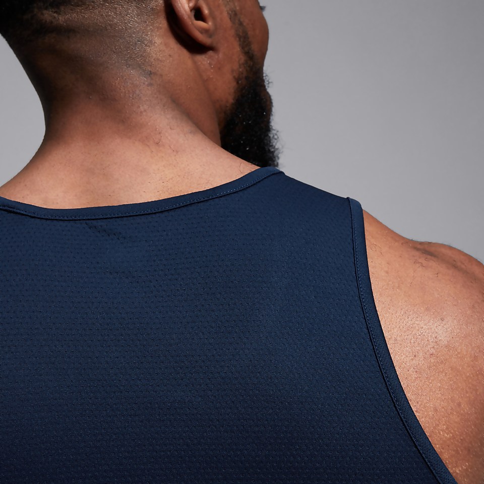 MENS CLUB DRY SINGLET NAVY