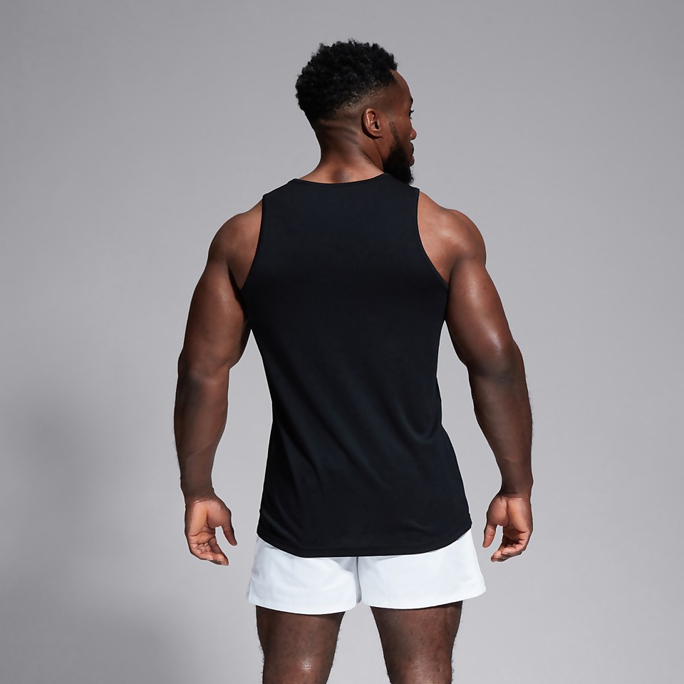 MENS CLUB DRY SINGLET BLACK
