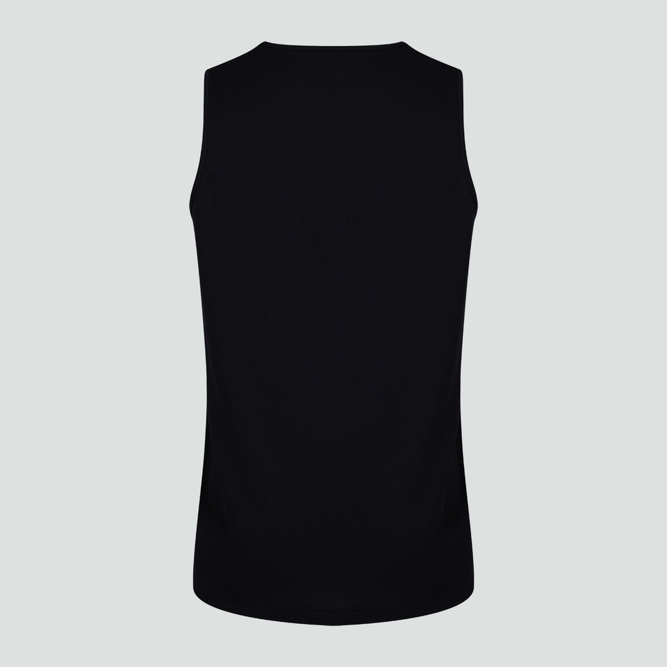 MENS CLUB DRY SINGLET IN BLACK