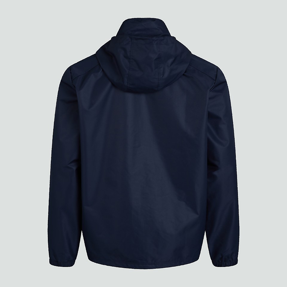 JUNIOR UNISEX CLUB VAPOSHIELD FULL ZIP RAIN JACKET NAVY