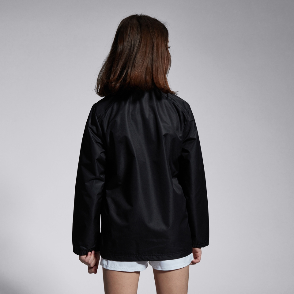 K CLUB VAPOSHIELD FULL ZIP RAIN JACKET BLACK