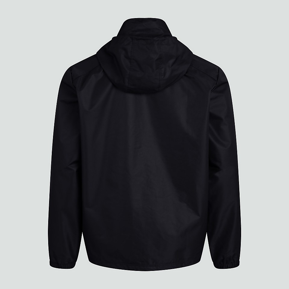 JUNIOR UNISEX CLUB VAPOSHIELD FULL ZIP RAIN JACKET BLACK