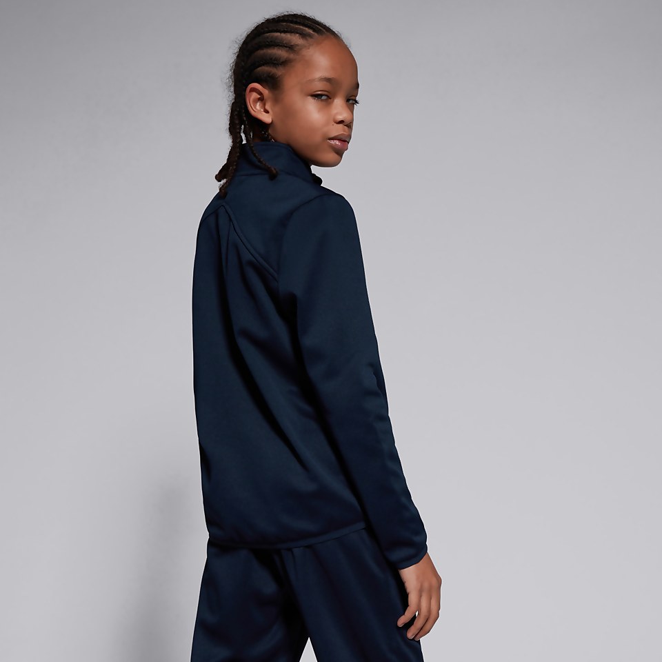 JUNIOR UNISEX CLUB 1/4 ZIP MIDLAYER TRAINING TOP NAVY