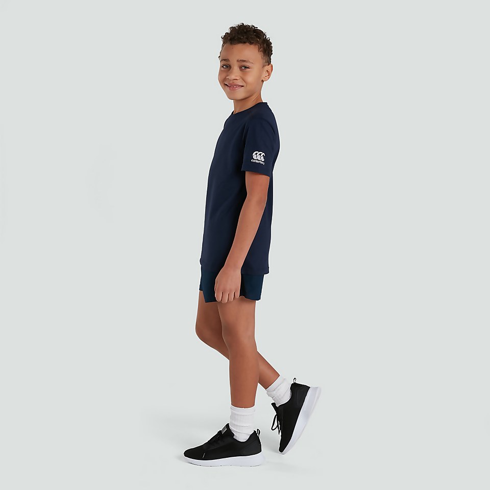 JUNIOR UNISEX CLUB PLAIN TEE NAVY