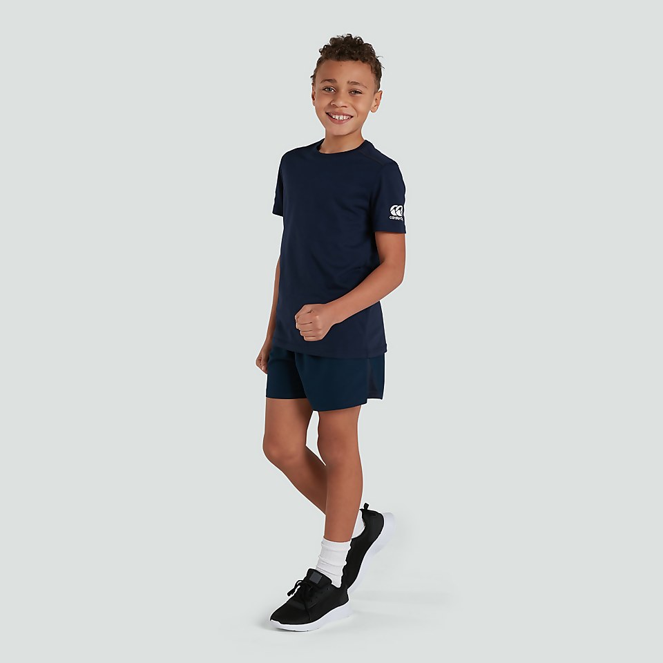 JUNIOR UNISEX CLUB PLAIN TEE NAVY