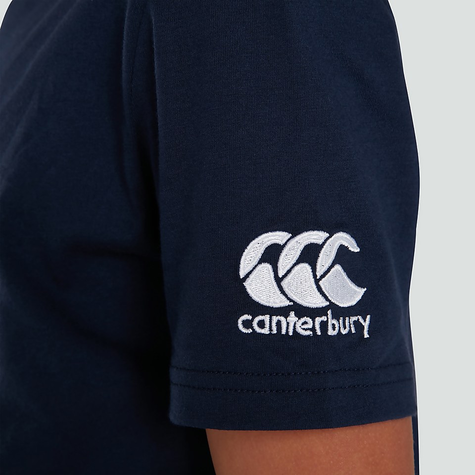 JUNIOR UNISEX CLUB PLAIN TEE NAVY