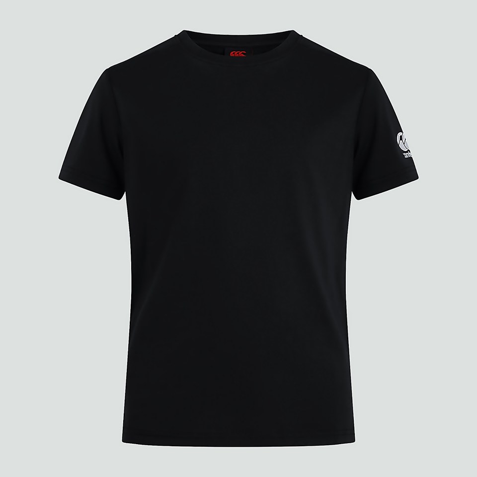 JUNIOR UNISEX CLUB PLAIN TEE BLACK