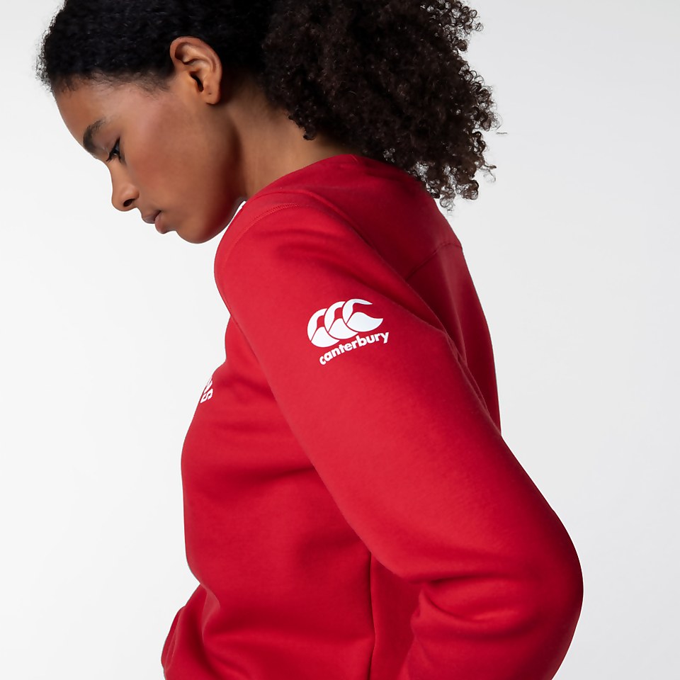 WOMENS BRITISH & IRISH LIONS SWEATSHIRT RED