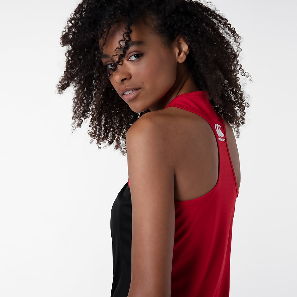 WOMENS BRITISH & IRISH LIONS RACERBACK VEST BLACK