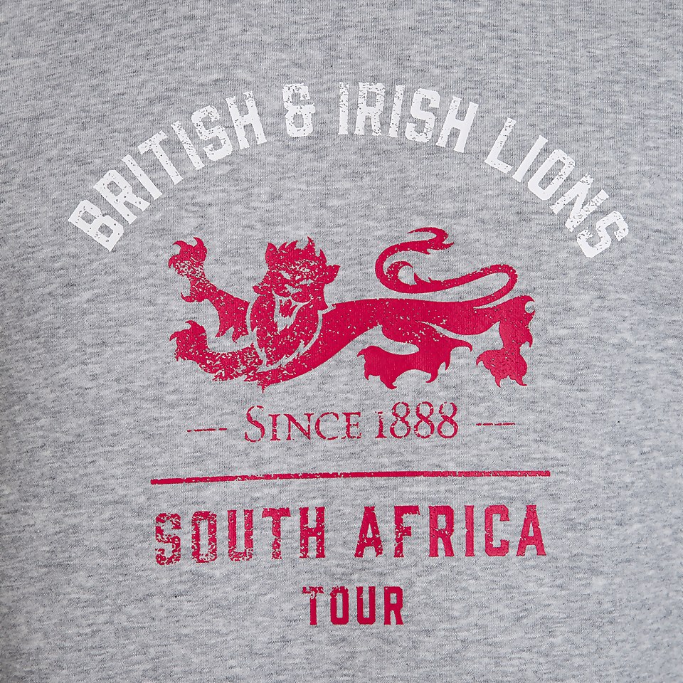 MENS BRITISH & IRISH LIONS SWEATSHIRT GREY