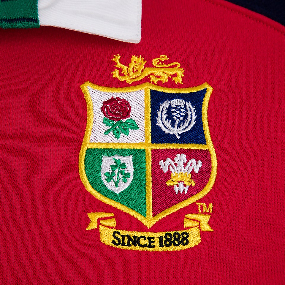 MENS BRITISH & IRISH LIONS COTTON JERSEY RED