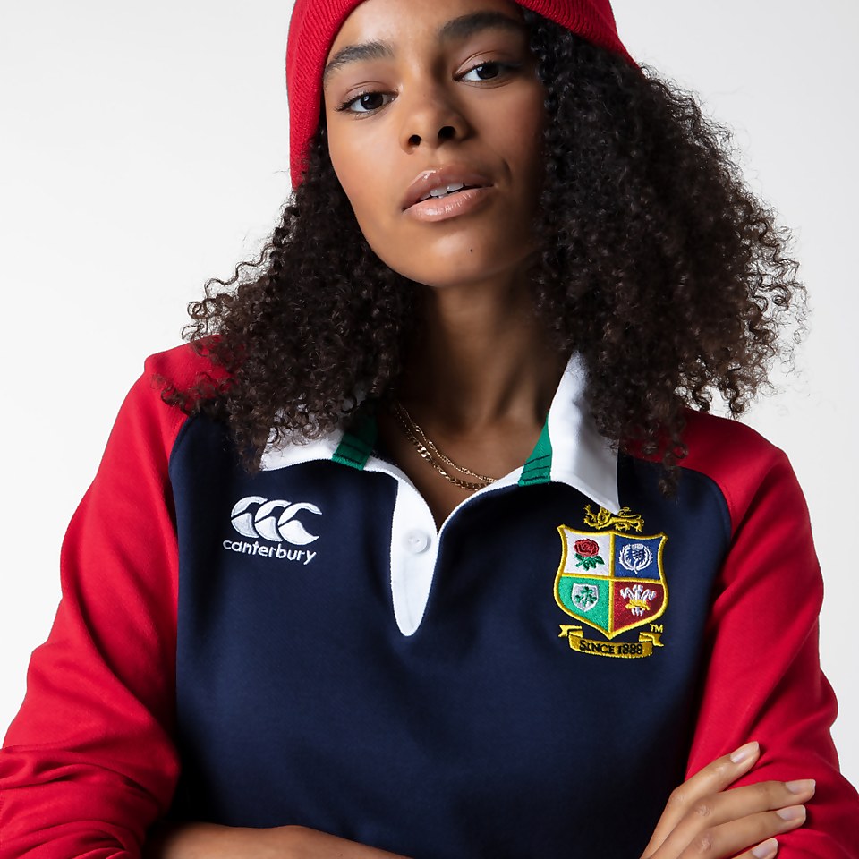 WOMENS BRITISH & IRISH LIONS COTTON JERSEY BLUE