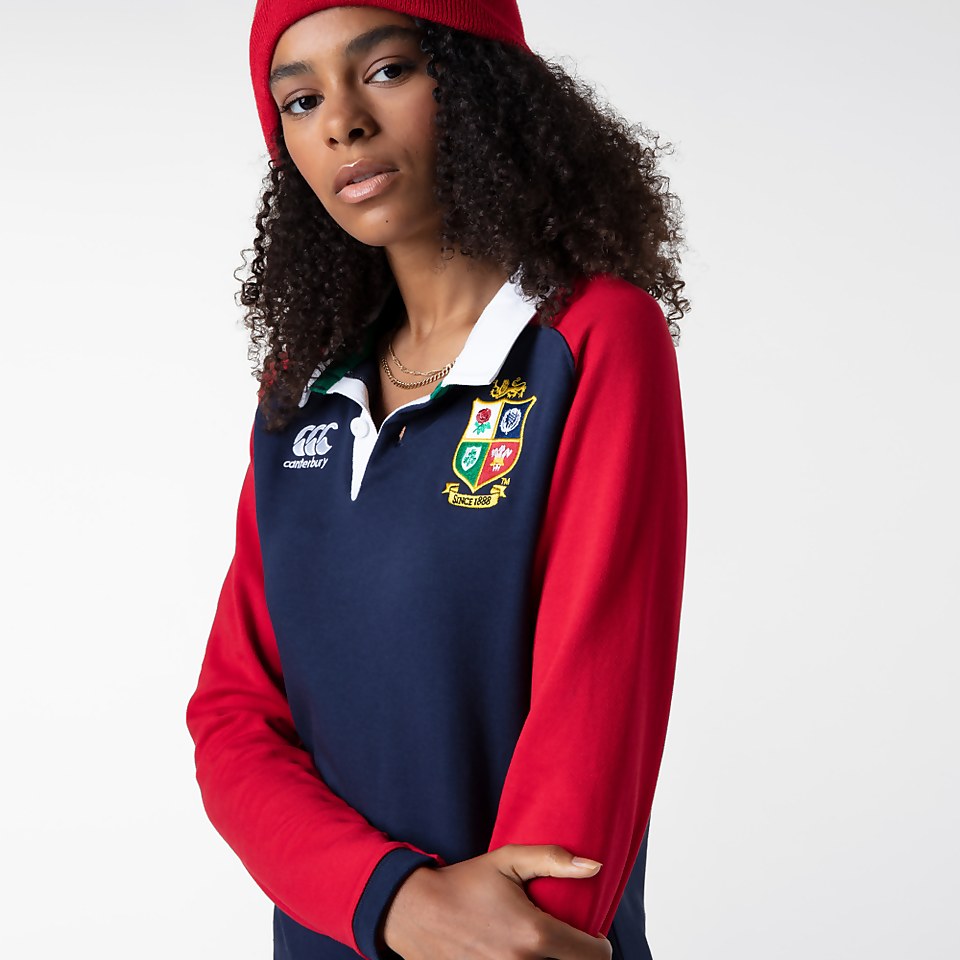 WOMENS BRITISH & IRISH LIONS COTTON JERSEY BLUE