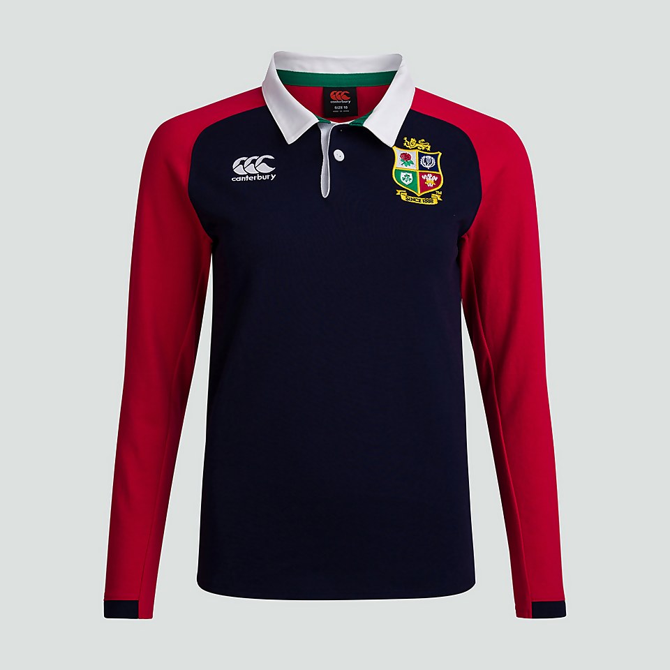 WOMENS BRITISH & IRISH LIONS COTTON JERSEY BLUE