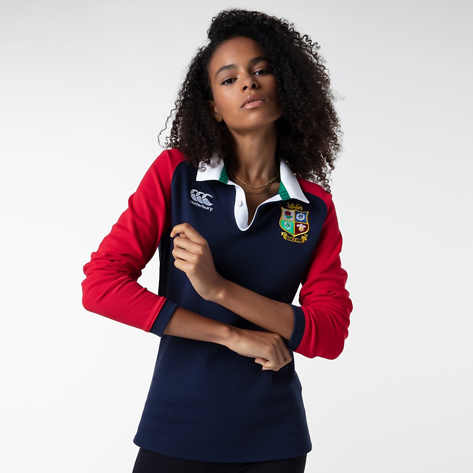 WOMENS BRITISH & IRISH LIONS COTTON JERSEY BLUE