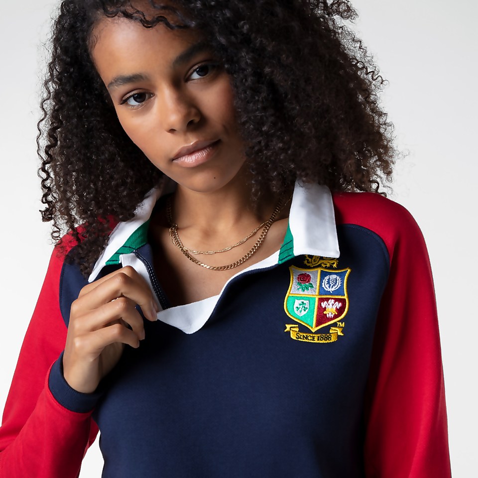 WOMENS BRITISH & IRISH LIONS COTTON JERSEY BLUE