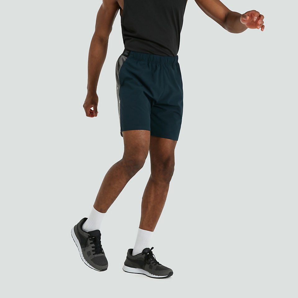 MENS POWER 8 INCH SHORTS GREY