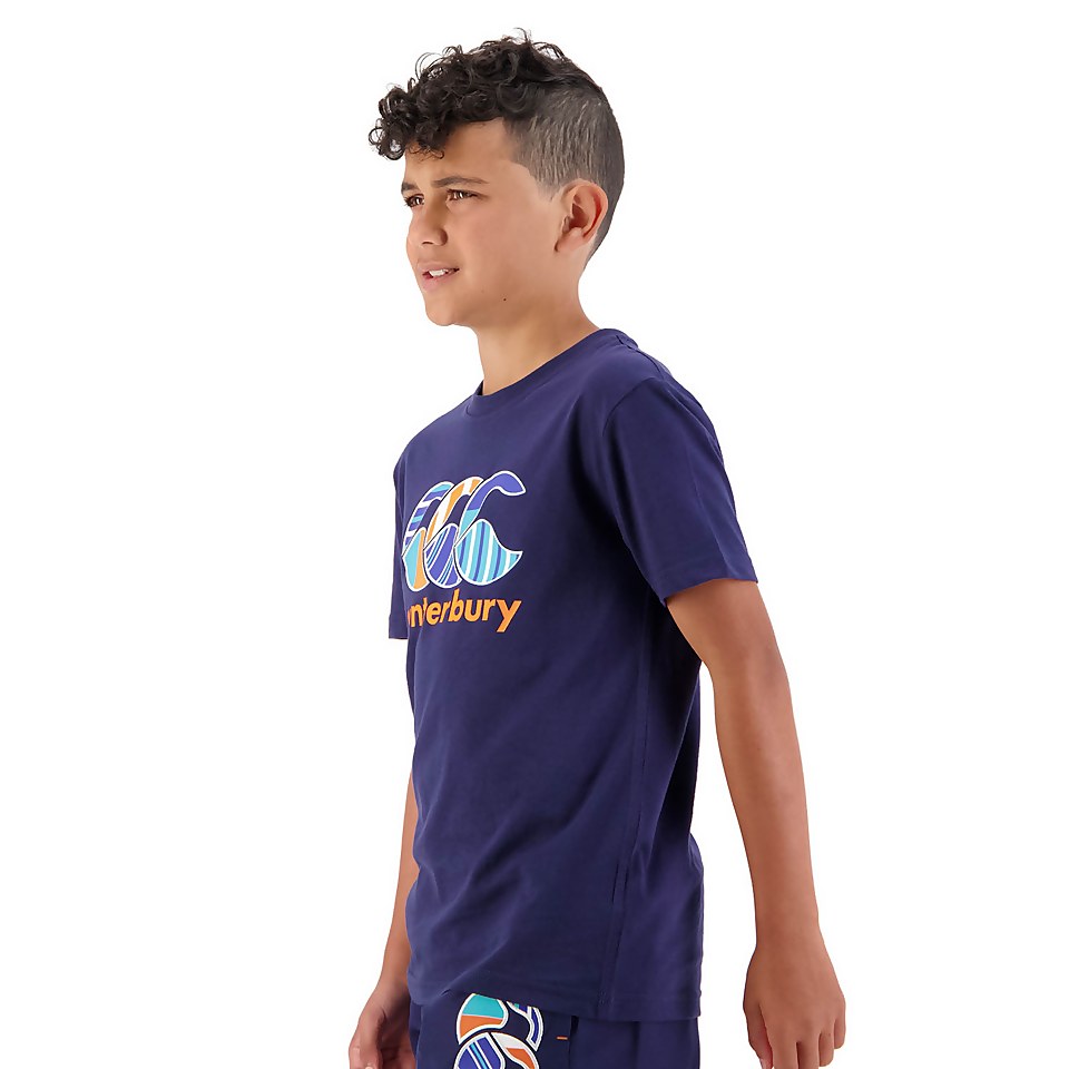 JUNIOR BOYS CCC UGLIES TEE BLUE