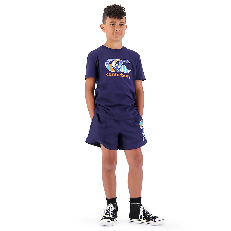 JUNIOR BOYS CCC UGLIES TEE BLUE