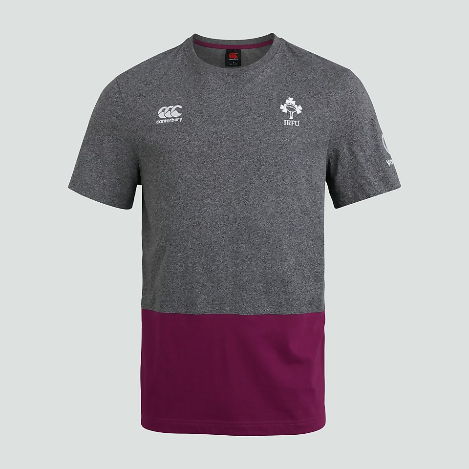 MENS IRELAND COLOUR BLOCK TEE GREY