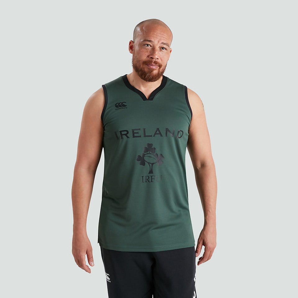 MENS IRELAND LOOSE FIT SUPPORTERS VEST GREEN