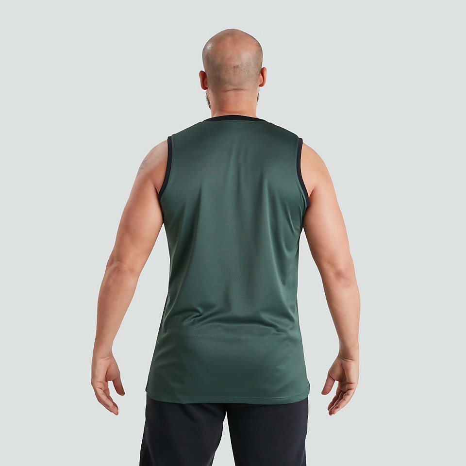 MENS IRELAND LOOSE FIT SUPPORTERS VEST GREEN