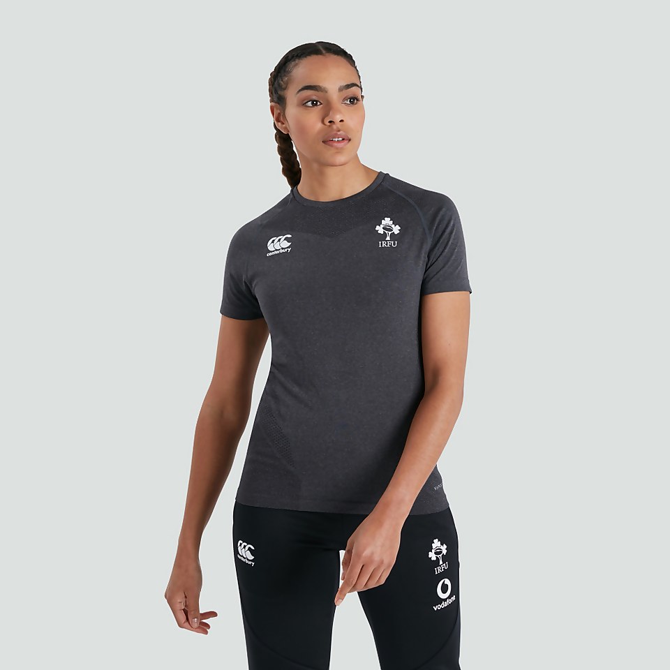 WOMENS IRELAND SEAMLESS TEE BLACK