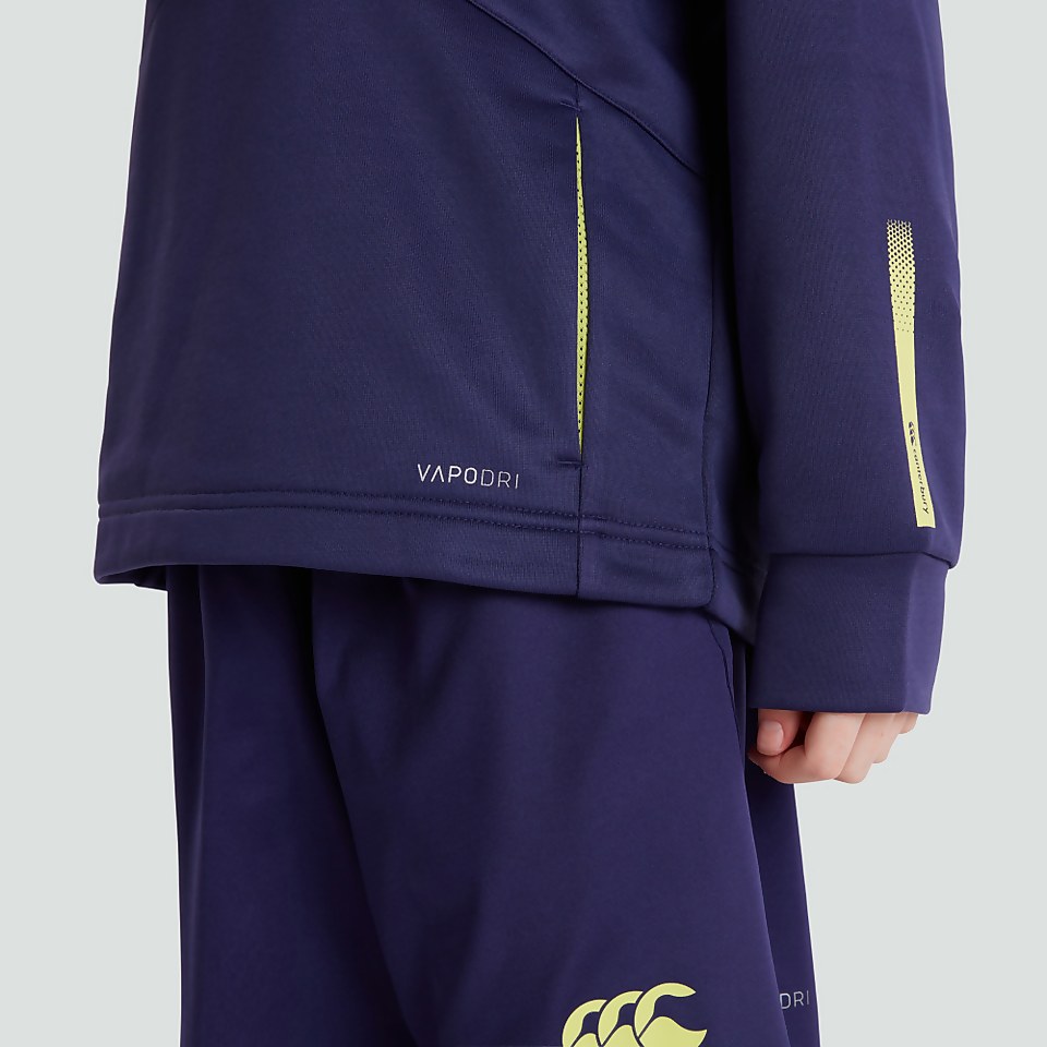 JUNIOR UNISEX VAPODRI TRAINING HOODY PURPLE