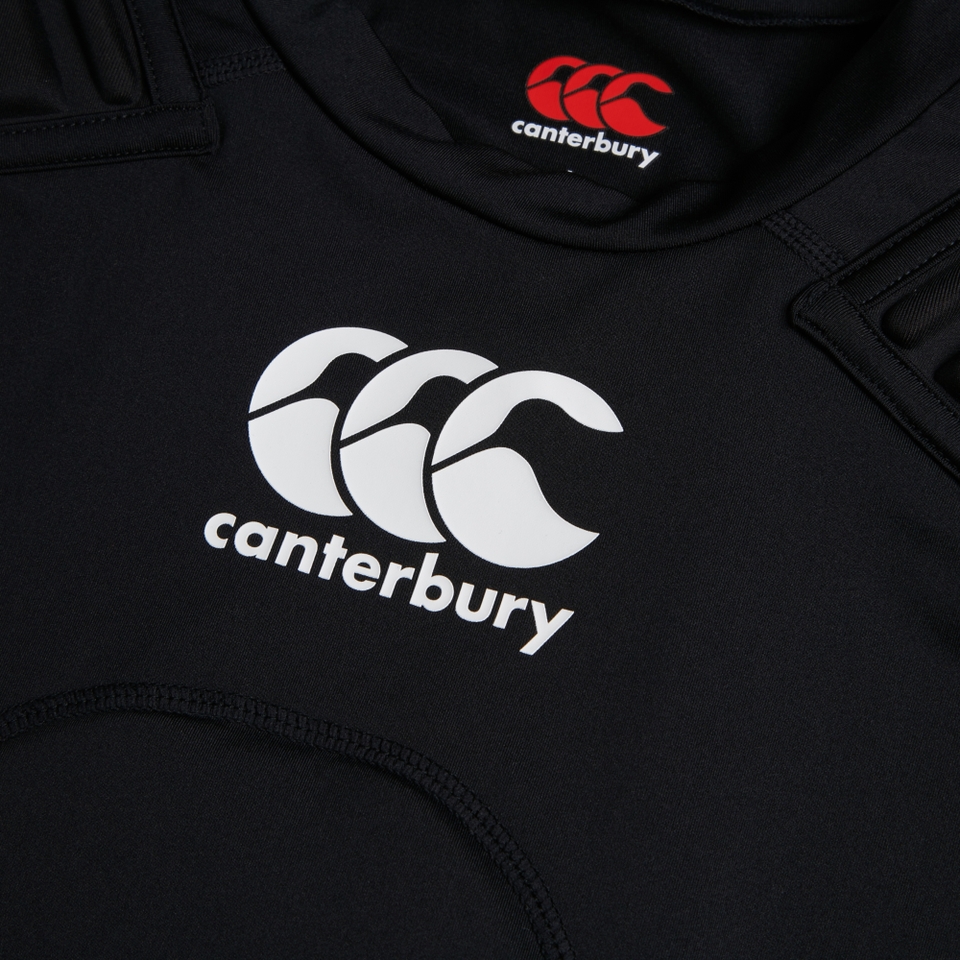 CANTERBURY CCC PRO PROTECTION VEST AU BLK/WHT/SLV