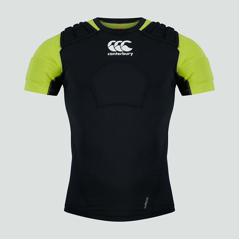 CANTERBURY CCC PRO PROTECTION VEST AU BLK/WHT/GRN
