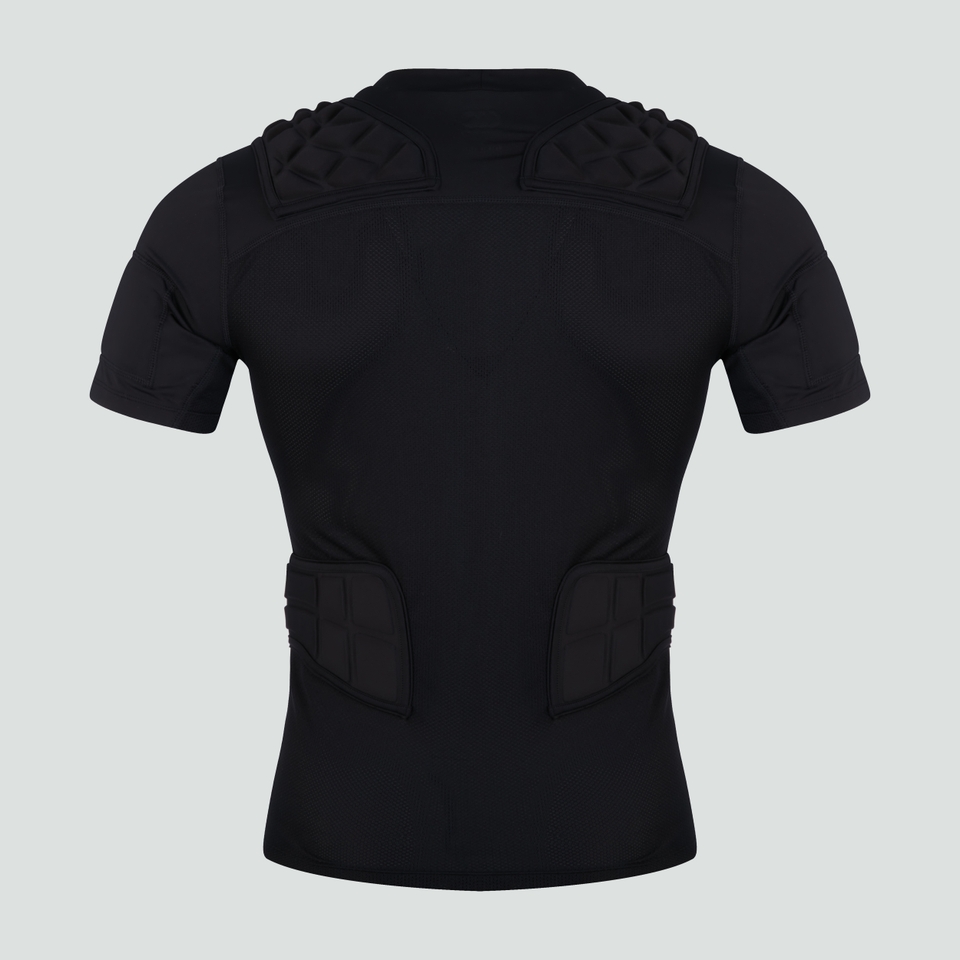 CANTERBURY CCC ELITE PROTECTION VEST AU BLK/WHT/SLV