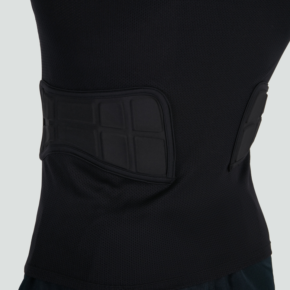 CANTERBURY CCC ELITE PROTECTION VEST AU BLK/WHT/SLV