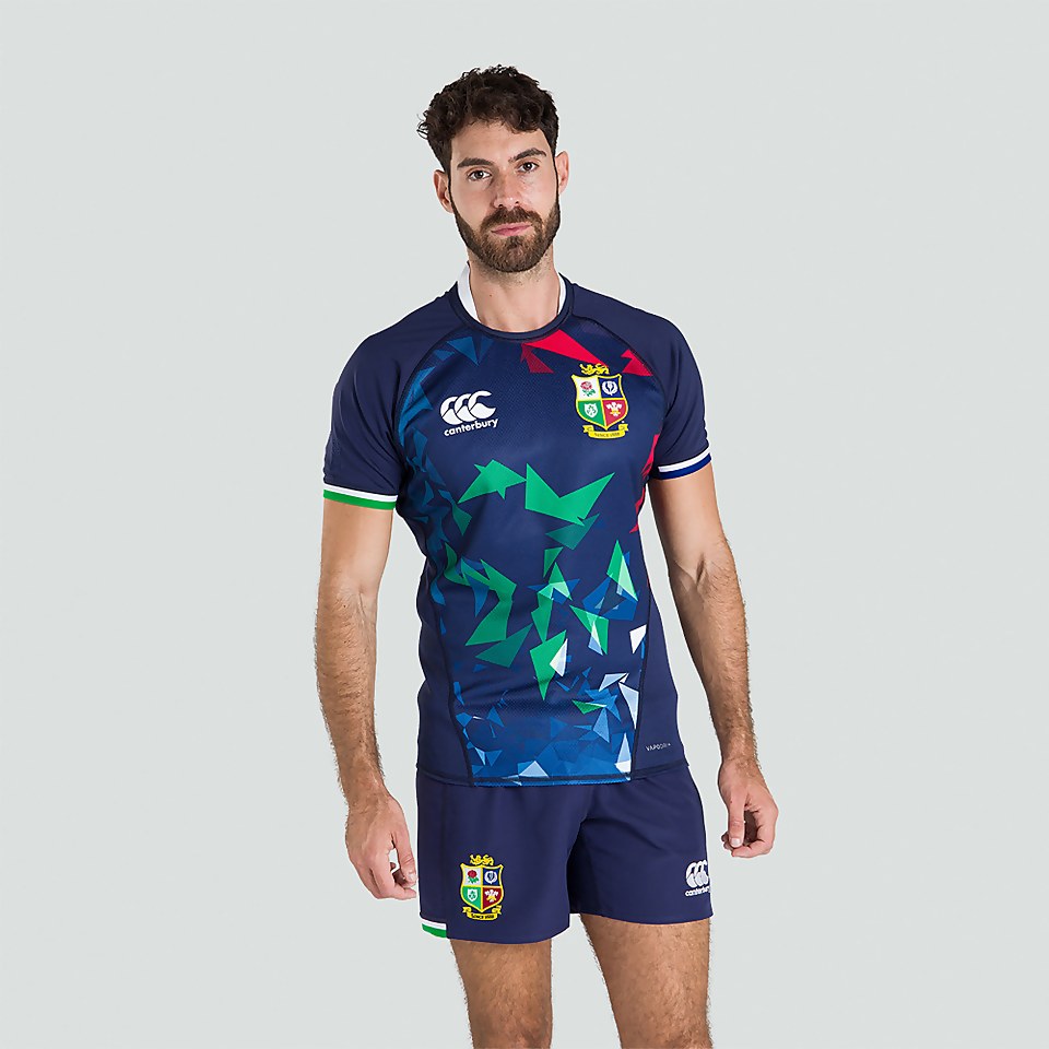 MENS BRITISH & IRISH LIONS TRAINING JERSEY BLUE