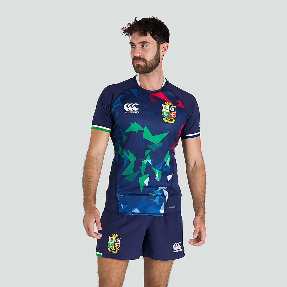 MENS BRITISH & IRISH LIONS TRAINING JERSEY BLUE