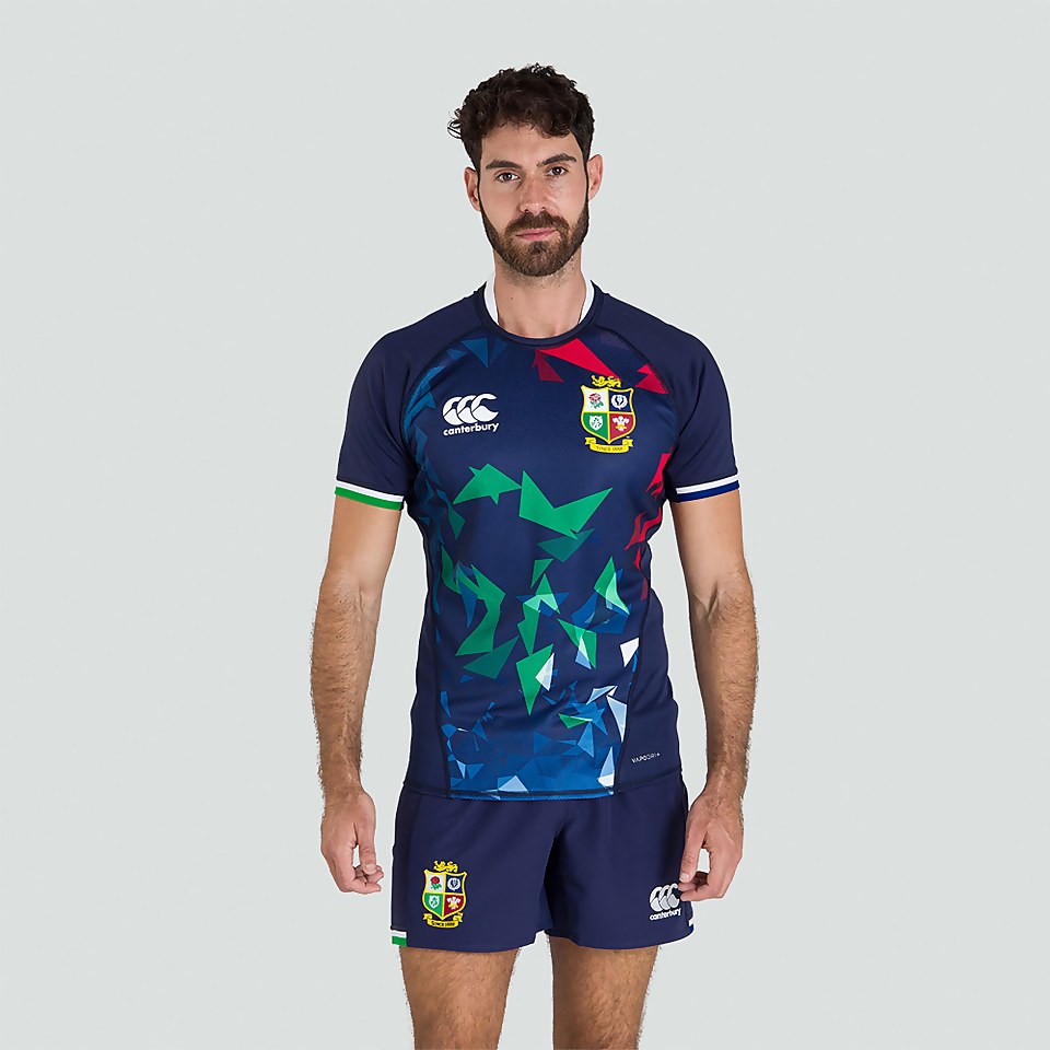 MENS BRITISH & IRISH LIONS TRAINING JERSEY BLUE